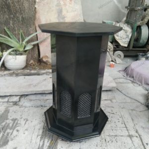 Black Marble Table Stand