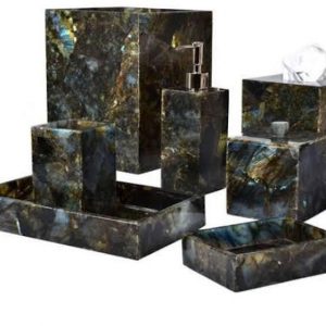 Labradorite Bathroom Accessories 7pcs Set