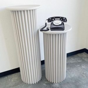 White Marble Telephone Stand